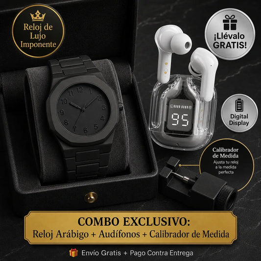 Reloj de Lujo Imponente - Arábigo Mate™