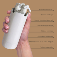 Jabonera 4 en 1 - Organizador Dispensador de Baño vista 5