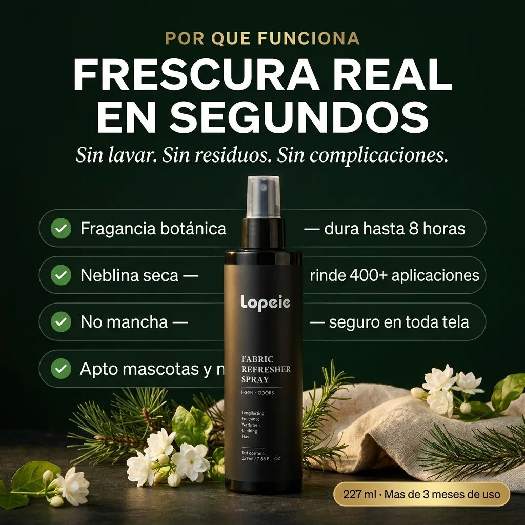 Frescura real en segundos